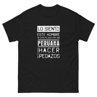 Thumbnail for T-shirt Peru noir - Orgullo y Amor avec humour