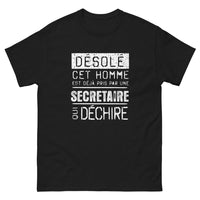 Thumbnail for T-shirt secrétaires noir - Célébration humoristique