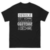 T-shirt drôle homme noir - Fierté d'être coiffé