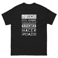 Thumbnail for T-shirt Argentine noir - Humour et fierté pour les passionnés