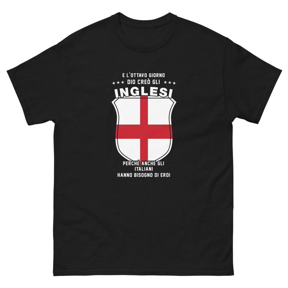 T-Shirt Italia Nero - Un omaggio umoristico agli eroi