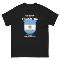 Thumbnail for T-Shirt Italia Nero - Dio creò gli argentini