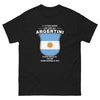 T-shirt Italie noir - Dieu créa les Argentins