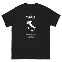 Thumbnail for T-Shirt Italia Nero - La mia storia comincia qui