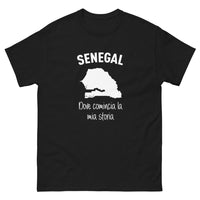 Thumbnail for T-Shirt Senegal nera - Senegal: dove comincia la mia storia