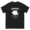 T-shirt Romania nero - Dove Comincia la Mia Storia
