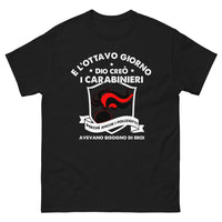Thumbnail for T-shirt Italie noir - L'otto giorno Dio creò gli eroi