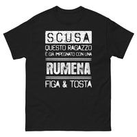 Thumbnail for T-Shirt Romania Nero - Fierezza e umorismo da indossare