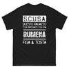 T-Shirt Romania Nero - Fierezza e umorismo da indossare