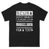 T-Shirt Italia Nero - Scusa, questo ragazzo è già impegnato