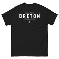 Thumbnail for T-shirt Breton noir - Passer à côté d’un Breton, c’est frôler la perfection