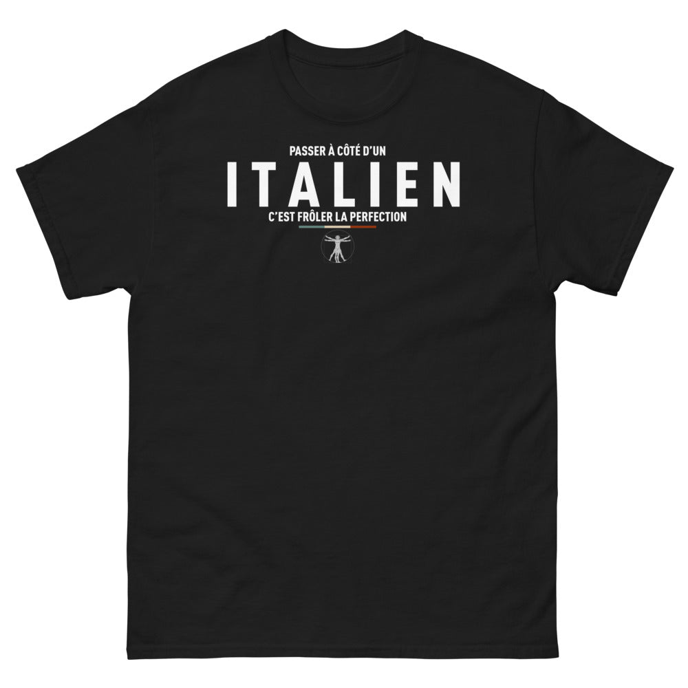 T-shirt Italie noir - L'art de froler la perfection