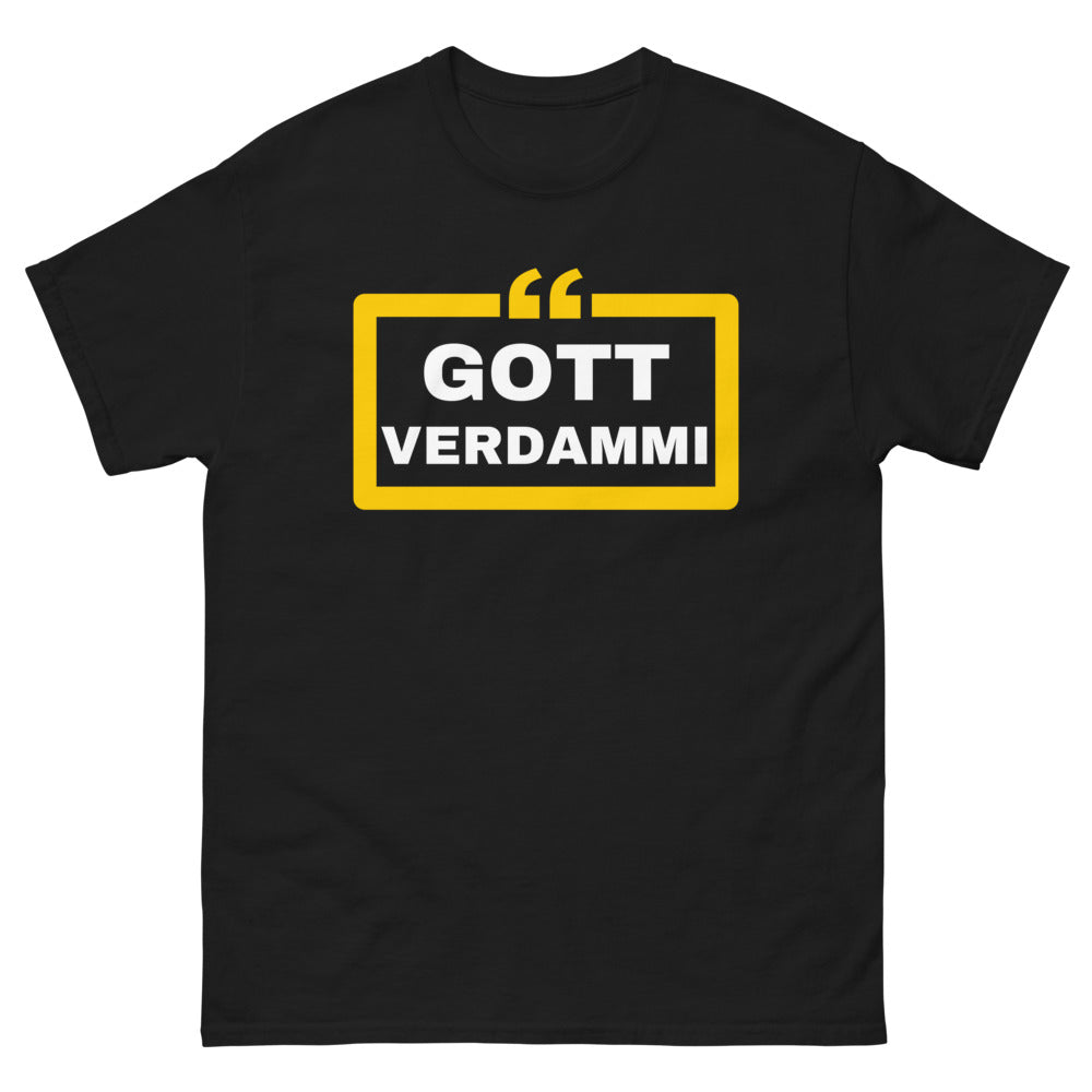 T-shirt Suisse noir - Gott Verdammi, fierté helvétique