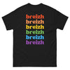 T-shirt Bretagne noir - Breizh à répétition