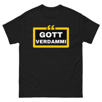 Thumbnail for Bairisch Schwarz T-Shirt - Gott Verdammi mit Humor