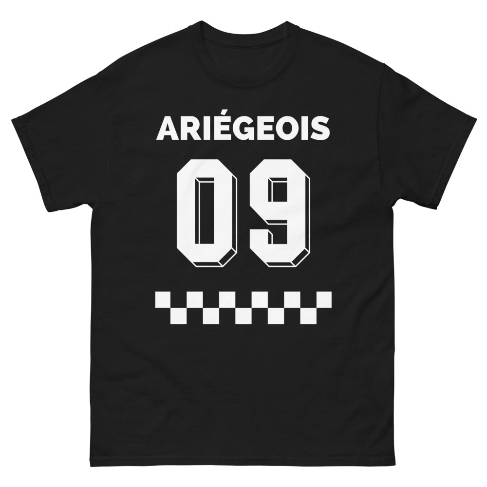 T-shirt Ariège noir - Fierté et souvenirs à porter