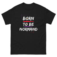 Thumbnail for T-shirt Normand noir - Born to be Normand avec humour