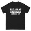 T-shirt Bretagne noir - Ma femme est bretonne, humour et fierté