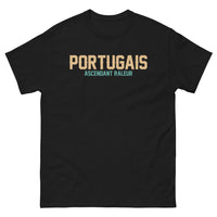 Thumbnail for T-shirt Portugal noir - Esprit de famille et râlerie