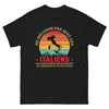 T-shirt Italie noir - Attention aux Italiens !