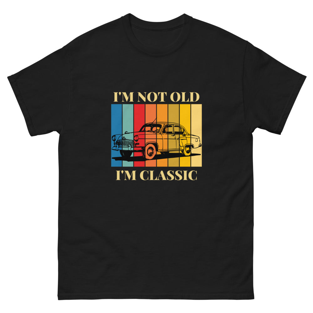 T-shirt Vintage noir - I'm Not Old, I'm Classic