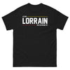 T-shirt Lorraine noir - Je suis Lorrain, pas du Grand Est