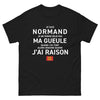 T-shirt Normand noir - Quand l'argument est une tradition