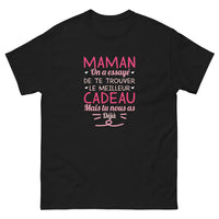 Thumbnail for T-shirt Maman noir - Maman on a essayé de te trouver le meilleur cadeau