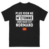 T-shirt Normandie noir - Mon mari est Normand