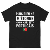 Thumbnail for T-shirt Portugal noir - Mon mari est Portugais