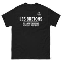 Thumbnail for T-shirt Bretagne noir - S'ils n'existaient pas, il faudrait les inventer