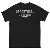Thumbnail for T-shirt Portugal noir - Là où mon histoire commence