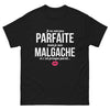T-shirt Malgache noir - presque parfaite avec humour