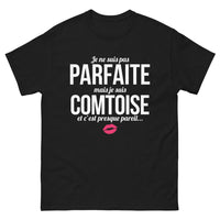 Thumbnail for T-shirt Franche-Comté noir - Je suis comtoise et fière