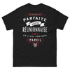 T-shirt Réunion noir - Fierté d'être presque parfaite