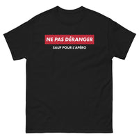 Thumbnail for T-shirt Apéro noir - Ne pas déranger sauf pour l'apéro