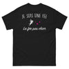 T-shirt humour noir - Je suis une fée, la fée pas chier