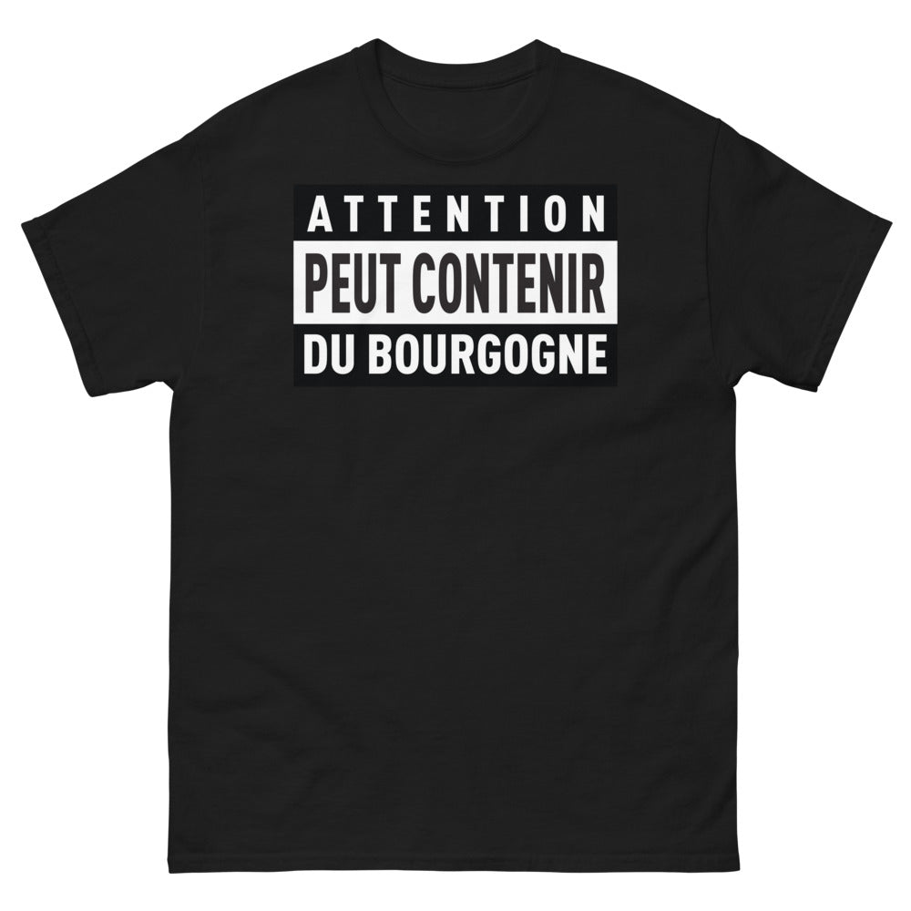 T-shirt Bourgogne noir - Attention : peut contenir du Bourgogne