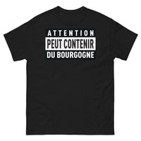 Thumbnail for T-shirt Bourgogne noir - Attention : peut contenir du Bourgogne