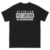 T-shirt Bourgogne noir - Attention : peut contenir du Bourgogne