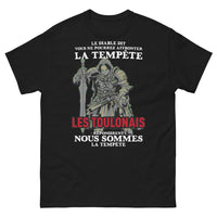 Thumbnail for T-shirt Toulonnais noir - L'esprit du Sud, design fort
