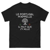 T-shirt Portugal noir - Le Portugal m'appelle