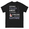 T-shirt Guitare noir - Passion et talent musical