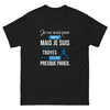 T-shirt Troyes noir - Je ne suis pas parfait, mais supporter