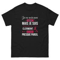 Thumbnail for T-shirt Clermont noir - Je ne suis pas parfait, mais presque