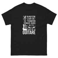 Thumbnail for T-shirt Musicien noir - Dans ma tête je joue de la guitare