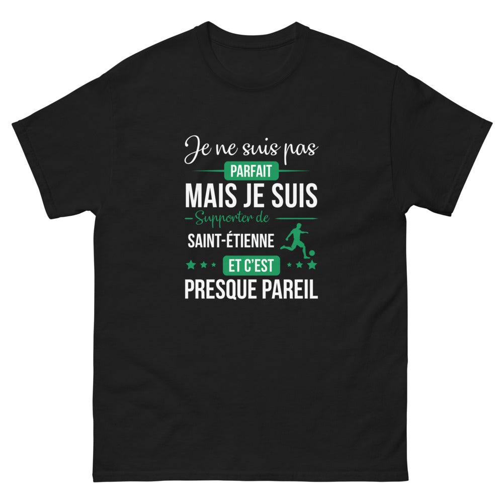 T-shirt Saint-Étienne noir - Presque parfait pour les Verts