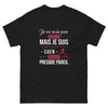T-shirt Normandie noir - Je ne suis pas parfait mais supporter