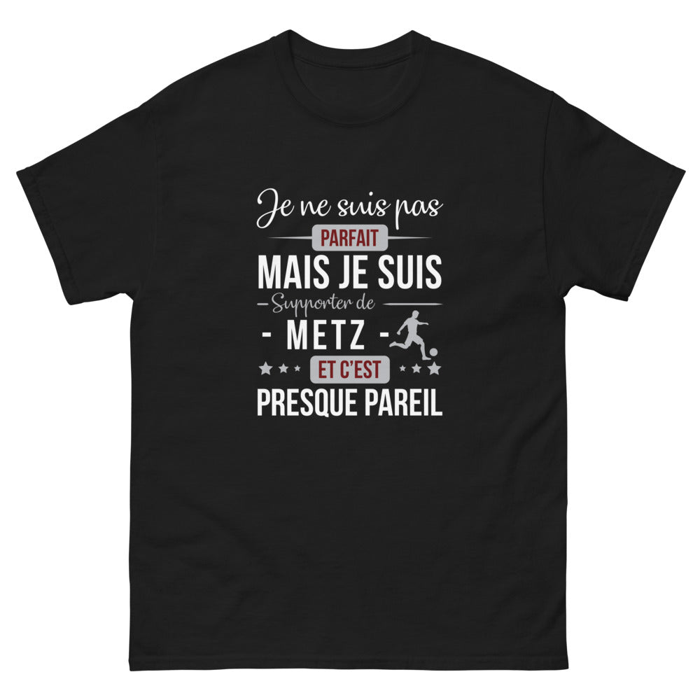 T-shirt Metz noir - Presque parfait pour les supporters