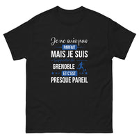 Thumbnail for T-shirt Grenoble noir - Je ne suis pas parfait, mais...